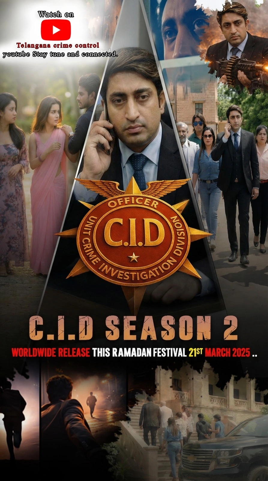 Telangana Crime Control Season 2, Which is based on real incident happened in Telangana in which Telangana Super Star Mohammed Taskeen as a Main Lead